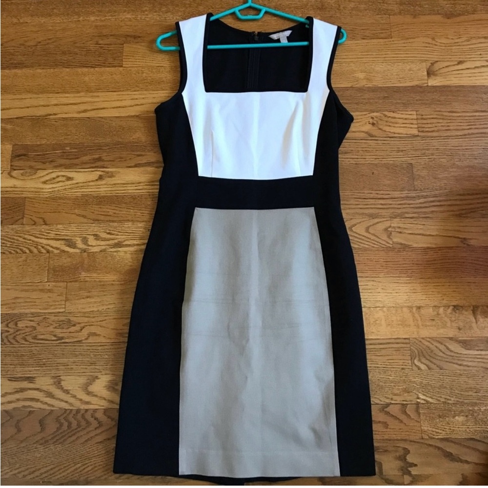 Banana republic outlet color block dress size 8